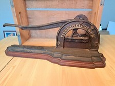 Antique Cast Iron Piper-Heidsieck Tobacco Cutter 2476 picture