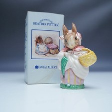 Royal Albert Beatrix Potter Mrs Rabbit Made England 1989 -original box picture