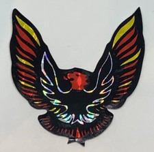 Vintage Sta-Seal 1980 Firebird w/Red Head Prismatic Sticker Vending Machine picture