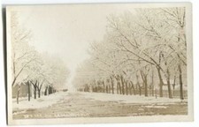 RPPC Postcard Third and Oak Streets Lamar CO Colorado picture