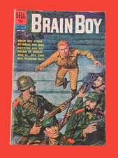 Brain Boy #6 1964 Dell Comics World War III Painted Cover Silver Age picture