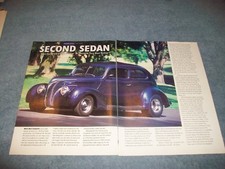1938 Ford Standard Tudor Sedan Street Rod Article 