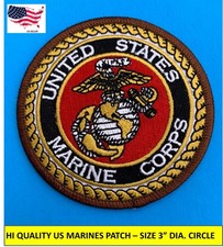USMC US MARINE CORPS EMBROIDERED PATCH IRON-ON SEW-ON 3