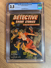 Detective Short Stories Pulp Magazine November 1941 CGC 3.5 Norman Saunders Cvr picture