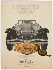 1978 Vtg Print Ad Rolex Day Date Watch Finks Jewler Roanoke Virginia Promo Art  picture