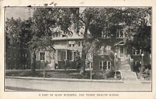 Part of Main Building Tilden Health School Denver Colorado CO 1928 Postcard picture
