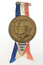 Royal Visit 1939 to Canada Coronation King George VI Queen Elizabeth Pin N338 picture