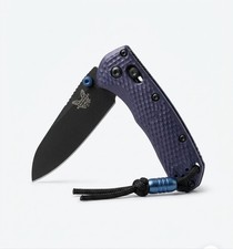 Benchmade Full Immunity 290BK M4 Blade Blue Nylon Fiber AXIS Pocket Knife picture