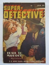 Super-Detective Pulp Vol. 9 #2, Jan. 1947 VG/FN (Trojan Publishing) picture