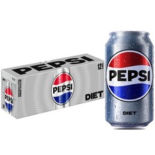Diet Pepsi Cola Soda Pop 12 fl oz 12 Pack Cans picture