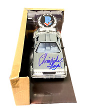 CHRISTOPHER LLOYD SIGNED AUTO BACK TO THE FUTURE 1:24 DELOREAN DIECAST BECKETT picture