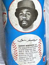 1978 Garry Maddox Philadelphia Phillies RC Royal Crown Cola Can MLB All-Star picture