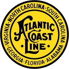 Atlantic Coast Line Railroad, Railway NEW METAL SIGN: 12