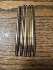 Lot Of 5 Cross Gold Pens And Pencils Good Or Scrap picture