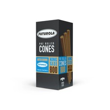 Futurola King Size Dutch Brown Pre-Rolled Cones 109/26 - Case of 800 picture