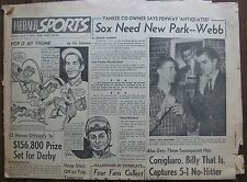 Boston Red Sox Billy & Tony Conigliaro - May 1, 1964 Boston Herald Sports Page picture