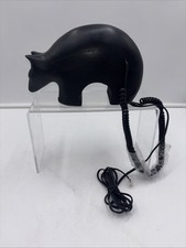Vintage TT Systems Black Bear Telephone Model HAC BB-500 Retro Novelty Phone picture