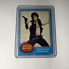 1977 Topps Star Wars #58 Harrison Ford as Han Solo ICONIC picture