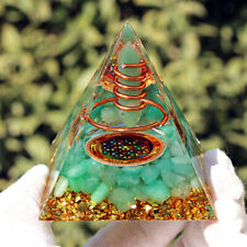 6CM Life Energy Column Quartz Natural Crystal Orgonite Pyramid Chakra Healing picture
