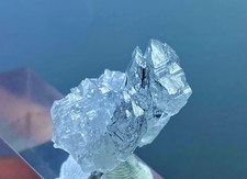 Natural Etched Quartz With Tourmaline Crystal Specimen Afghanistan 34 Carats picture