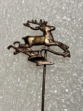 John Deere Farm Implements Stick Pin Plow & Deer picture