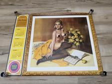 Vintage Harold's Club Casino Reno 1969 Calendar Pinup Girl Poster 20
