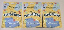 NEW 3 Packs Disney Pixie Plush Mystery Pin Pins ~ Pouch (5 Per Pack) SEALED picture