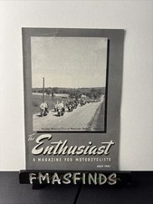 1951 July HARLEY DAVIDSON Motorcycle Magazine THE ENTHUSIAST Vintage picture