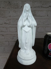 antique french bisque porcelain saint theresa avila statue figurine picture