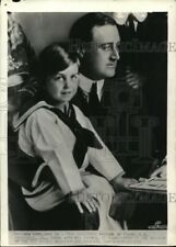 1937 Wirephoto This childhood picture Franklin Roosevelt Jr and his father 11X8 picture