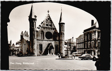 Netherlands Den Haag 1950s Ridderzaal Binnenhof Fontein Plein Real Photo RPPC PC picture