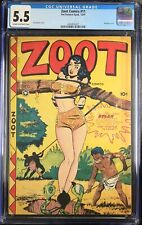 Zoot Comics #11 CGC FN- 5.5 Good Girl Art Classic Bondage Cover Fox 1947 picture