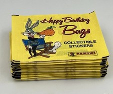 20 Rare Panini Happy Birthday Bugs Collectible Sticker Packs (Some Loose Seals) picture