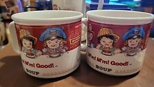 CAMPBELL'S KIDS Soup Mugs WESTWOOD 1997 Set of 2 Coffee Cups SOUP MUGS Vintage picture