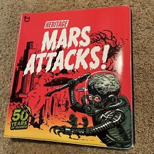 2012 Topps Mars Attacks Green Base Parallel Card Set 55 Cards and Binder Rare picture