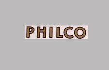 Philco Radio Logo Water Slide Decal Sticker- Old Antique Wood Vintage Tube Radio picture