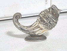  Vintage Evan’s Table Top  Cornucopia Lighter Silverplate. picture