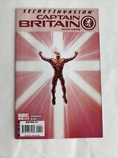 Captain Britain And MI 13 #4 2008 Marvel Comics Secret Invasion picture
