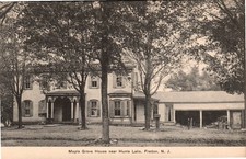 Fredon New Jersey View of Maple Grove House Near Hunts Lake Postcard c1908 picture