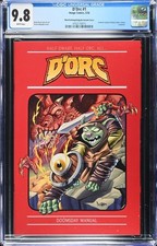 CGC 9.8 D'Orc #1 Excl Kevin Delgado D&D Homage Variant Dorc picture