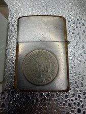 Vintage Zippo Lighter German 5 Mark Coin Bundesrepublik Deutschland w/ Orig Box picture