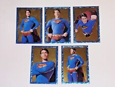 2006 Topps Superman Returns Complete Insert Embossed FOIL Set 1-5 BRANDON ROUTH picture