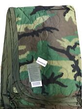 new Genuine US Military Surplus USGI Woodland Camo Poncho Liner WOOBIE Blanket picture