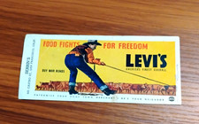 WWII VTG LEVI'S ADVERTISING INK BLOTTER