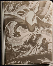Lugia V 186 9 Pocket Top Loader Pokemon Binder (288 Cards) Laser Engraved WHITE picture