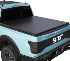 Truck Bed Tonneau Cover Compatible with Ford F150 F-150 2004-2014 5.5 Ft Short B picture