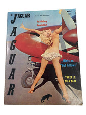 JAGUAR MAGAZINE VTG~MAN ABOUT TOWN~Vol 1 No 1~1961~GIRLIE PINUP~RARE~1st Ed. picture