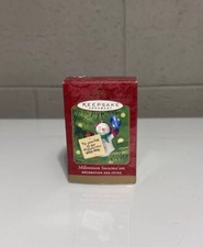 2001 Hallmark Keepsake Millennium Snowma'am Christmas Ornament QX5241 picture