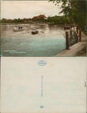 Postcard Krefeld Crefeld lot in the city park 1928 picture