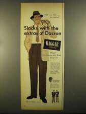 1955 Haggar Slacks Ad - Eddie Mathews picture